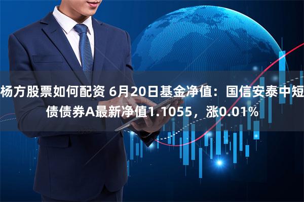 杨方股票如何配资 6月20日基金净值：国信安泰中短债债券A最新净值1.1055，涨0.01%