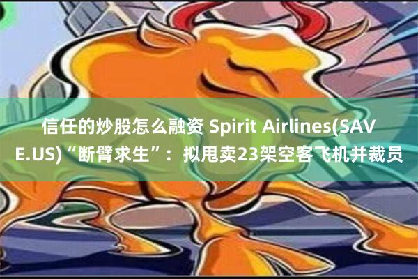 信任的炒股怎么融资 Spirit Airlines(SAVE.US)“断臂求生”：拟甩卖23架空客飞机并裁员