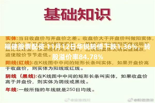 福建股票配资 11月12日华锐转债下跌1.36%，转股溢价率84.78%