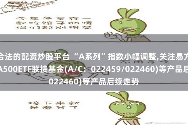 合法的配资炒股平台 “A系列”指数小幅调整,关注易方达中证A500ETF联接基金(A/C：022459/022460)等产品后续走势