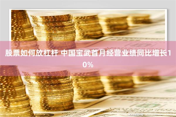 股票如何放杠杆 中国宝武首月经营业绩同比增长10%